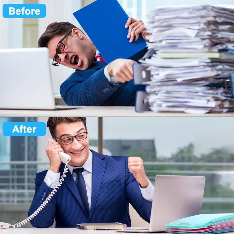 13 layer document organiser (pack of 2)