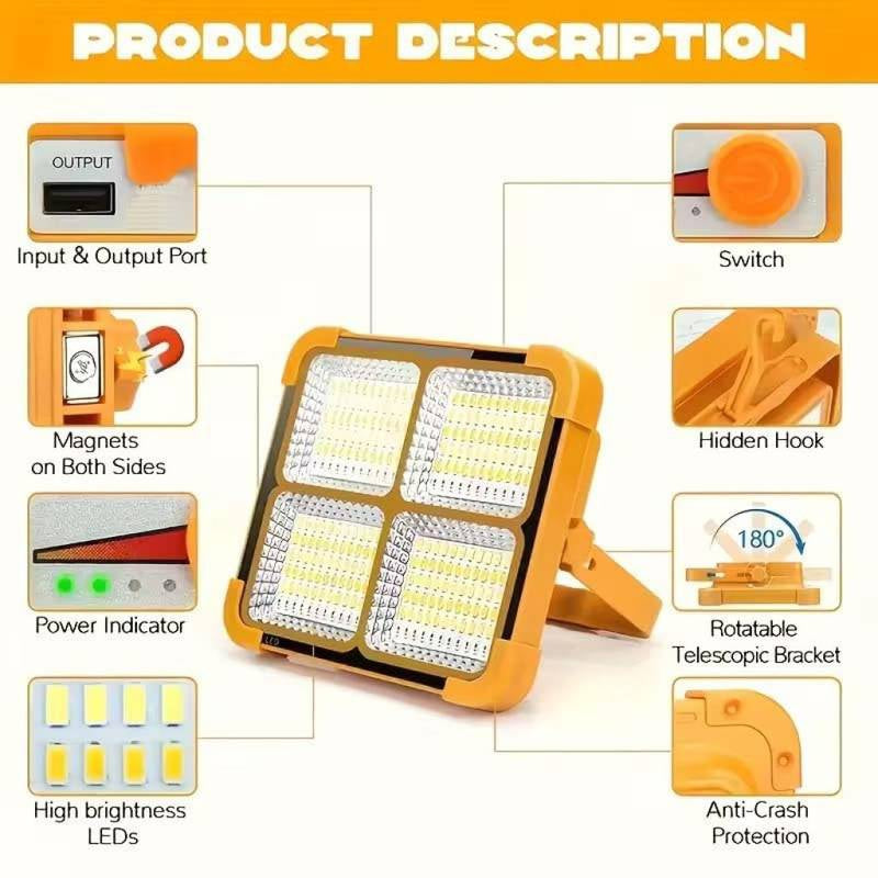 Led Solar Portable Light